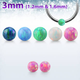 Synthetic Opal Dimple Balls for CBRs