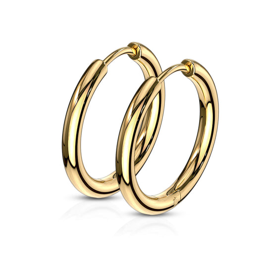 Large Ring Hinged Earrings (per pair)