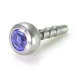 Bioflex Threadless Bezel Gem for Bioflex Posts Top Only